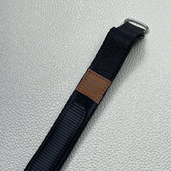Hadley-Roma 18mm Black Speed Wrap Sport Diver Watch Strap MS964 - Picture 1 of 3